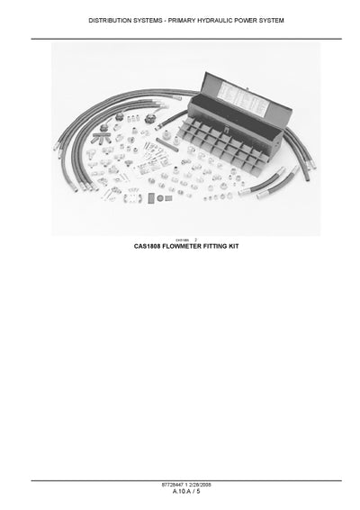 New Holland D85B,D95B Tier 3 Crawler Dozer Service Manual 87728447NA