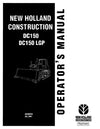 New Holland DC150 DC150 LGP Crawler Dozer Operator Manual 60400894