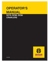 New Holland DC75 DC85 DC95 Crawler Dozer Operator Manual 6-39550NA