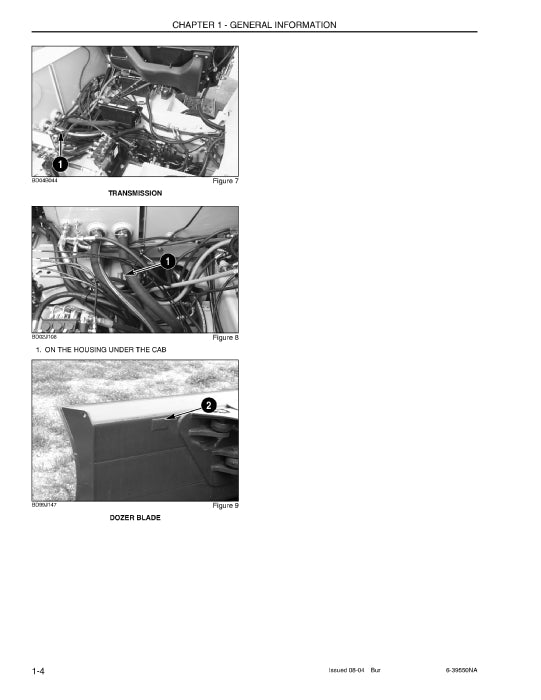 New Holland DC75 DC85 DC95 Crawler Dozer Operator Manual 6-39550NA