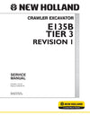 New Holland E135B Tier 3 Crawler Excavator Service Manual 87694084-1EN-US