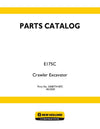 New Holland E175C NCR Tier 3 Crawler Excavator Parts Manual 540877410PC