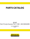 New Holland E215C Mark 9 Crawler Excavator Tier 3 NRC Parts Manual 540730215PC
