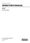New Holland E25D Mini Excavator Operator Manual 92665357