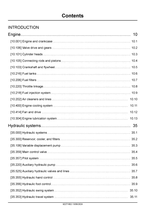 New Holland E25D Mini Excavator Service Manual 92271802