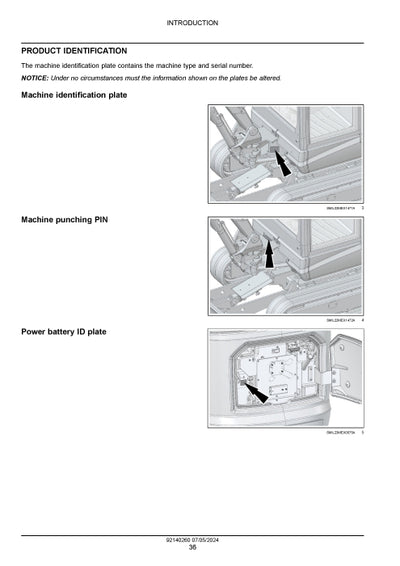 New Holland E25X Mini Excavator Service Manual 92140260