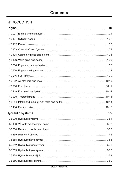 New Holland E26C Mini Excavator Service Manual 51605717