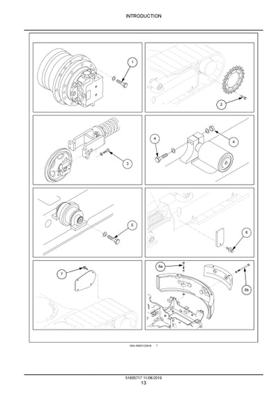 New Holland E26C Mini Excavator Service Manual 51605717