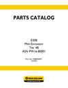 New Holland E30B Mini Excavator Tier 4B Parts Manual 47880305