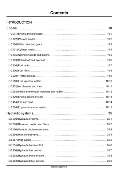 New Holland E30C Mini Excavator Service Manual 51649426