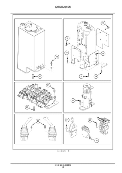 New Holland E30C Mini Excavator Service Manual 51649426