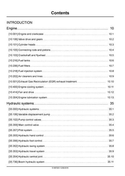 New Holland E37C Mini Excavator Service Manual 51487933