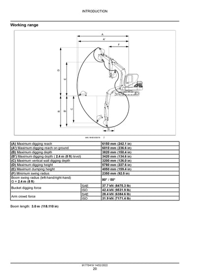 New Holland E57C Mini Excavator Service Manual 91770419