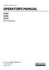 New Holland E58D, E60D, E65D Mini Excavator Operator Manual 92645627 Download PDF