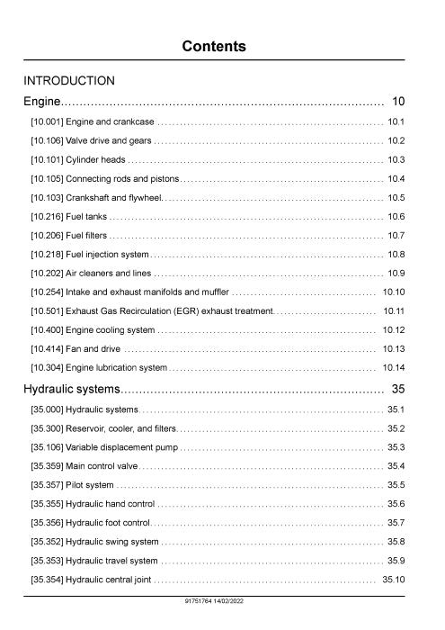 New Holland E60C Mini Excavator Service Manual 91751764
