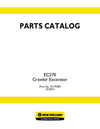 New Holland EC270 Excavator Parts Manual 73179389