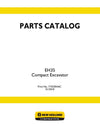 New Holland EH35 Compact Excavator Parts Manual 7-9330NA
