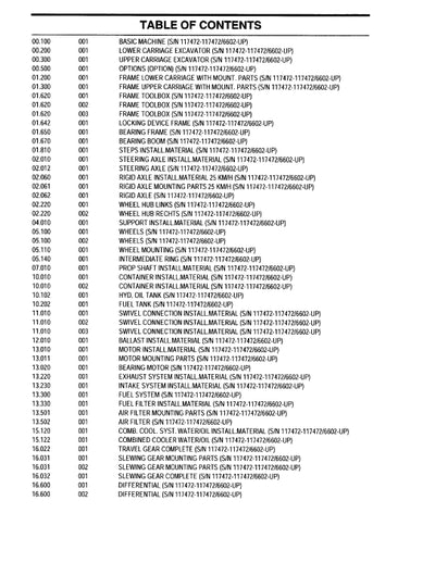 New Holland EW200 PC Excavator Parts Manual 73179374