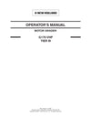 New Holland G170 VHP Tier 3 Motor Grader Operator Manual 75314531NA