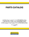 New Holland L190 Skid Steer Loader Parts Manual 87659883