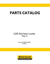 New Holland L230 Tier 3 Skid Steer Loader Parts Manual 550710139PC