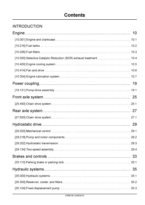 New Holland L230 Tier 4B (final) skid steer loader Service Manual 47685160