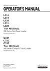 New Holland L316 Tier 4B (final) Skid Steer Loader Operator Manual 91788716 