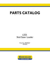 New Holland L325 Skid Steer Loader Parts Manual 87029567