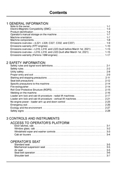 New Holland L328 Tier 4B (final) Skid Steer Loader Operator Manual 91788716 Download PDF