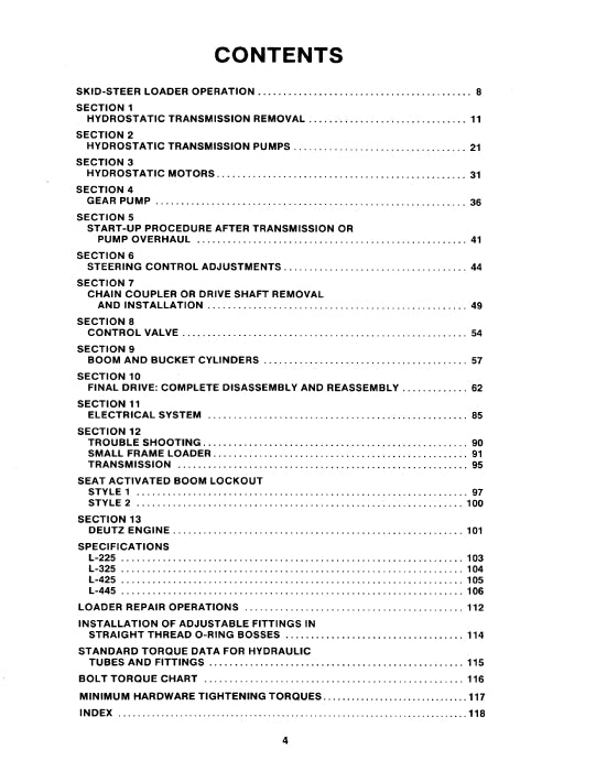 New Holland L445 Skid Steer Loader Service Manual 40022541