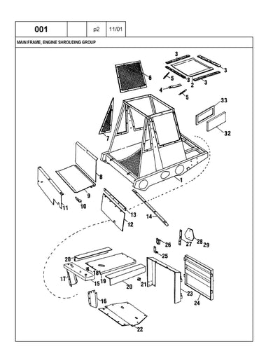 New Holland L778 Skid Steer Loader Parts Manual 86978341