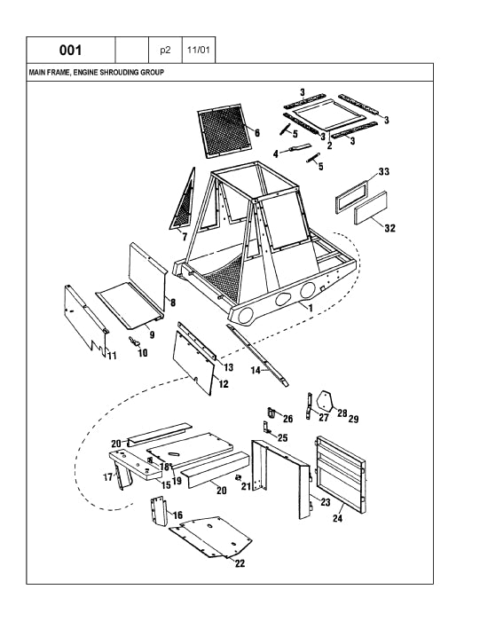 New Holland L778 Skid Steer Loader Parts Manual 86978341