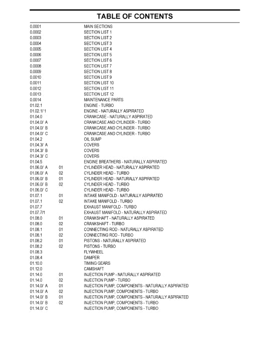 New Holland LM410 Telehandler Parts Manual 86576309