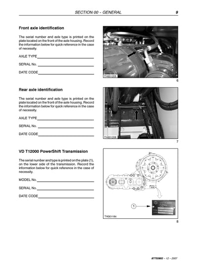 New Holland M427 Telehandler Service Manual 87755802NA