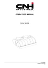 New Holland Pickup Broom for 321E HS Compact Wheel Loader Operator Manual 51552837