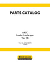 New Holland U80C Tier 4B Loader Landscaper Parts Manual 675604024