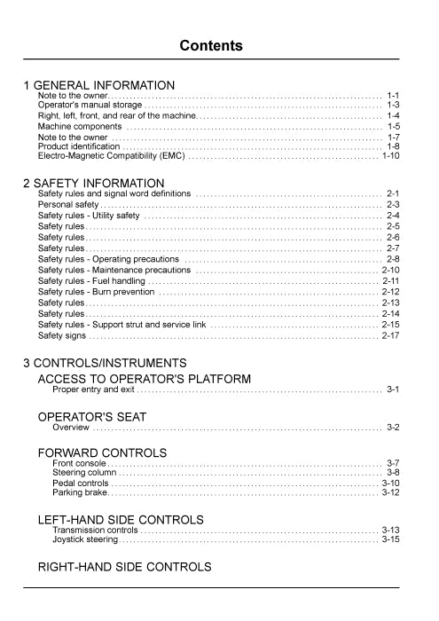 New Holland W130C,W170C Tier 4 Wheel Loader Operator Manual 84474096
