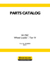 New Holland W170C Tier IV Wheel Loader Parts Manual 84368838