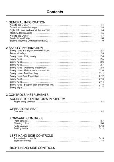 New Holland W190C Tier 4 Wheel Loader Operator Manual 84324414