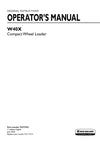 New Holland W40X Compact Wheel Loader Operator Manual 92272352