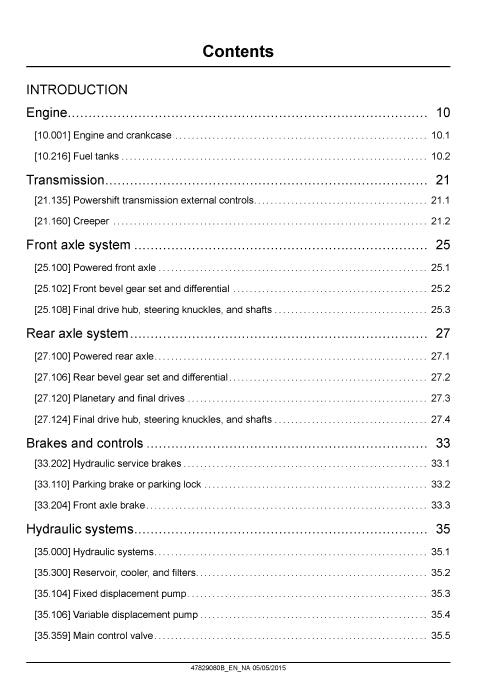 New Holland W60C Tier 4B (final) Compact Wheel Loader Service Manual 47829080B