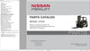 Nissan 1F2UC Forklift Parts Manual - PDF Download