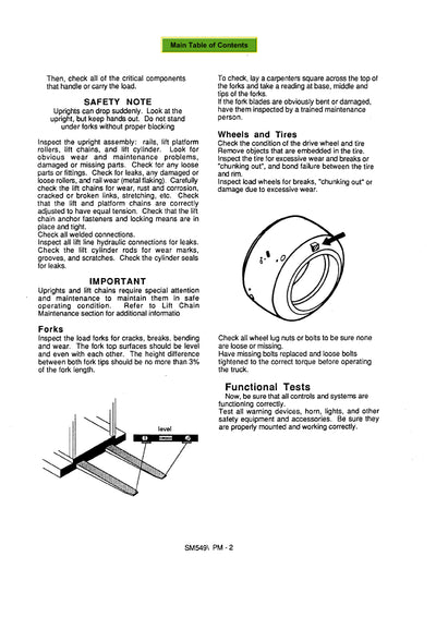 Clark OP 7 (SM-549) Forklift Service Repair Manual - PDF Download