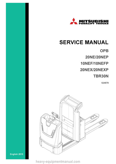 Mitsubishi OPB10NEF Forklift Service Manual