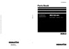 Komatsu PC110-8M0 for Philippines Hydraulic Excavator Parts Manual SN DBBUF001-UP
