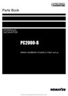 Komatsu PC2000-8(IDN) Crawler Excavator Parts Manual SN J10001-UP
