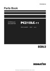 Komatsu PC210LC-11(THA) Crawler Excavator Parts Manual SN C80001-UP