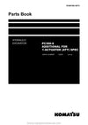 Komatsu PC300-8 and additional models (THA) Crawler Excavator Parts Manual SN C50001-UP