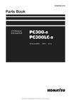 Komatsu PC300LC-8(THA) Crawler Excavator Parts Manual SN C50001-UP