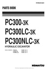 Komatsu PC300NLC-3(GBR) Crawler Excavator Parts Manual SN K10001-UP
